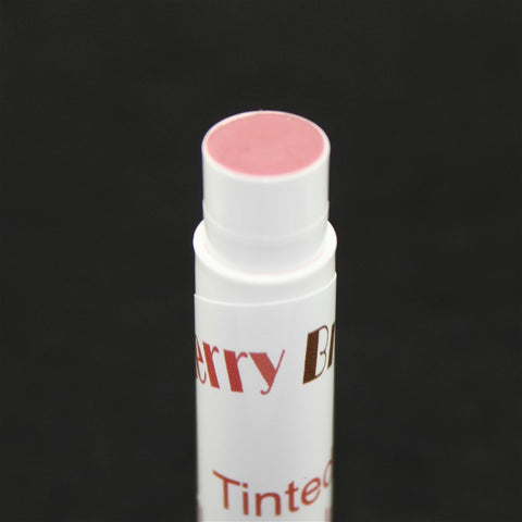 Lacey Pink Tinted Lip Balm Close up
